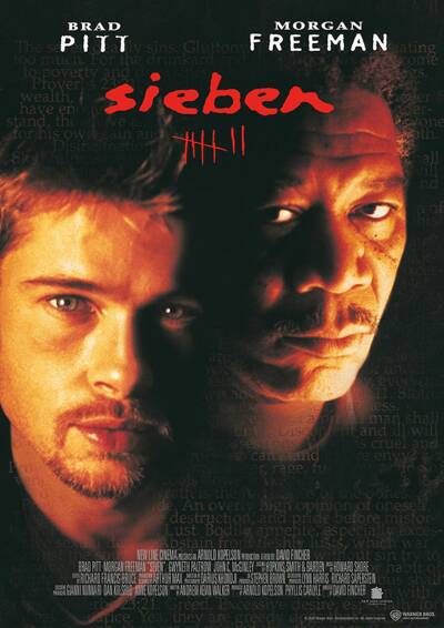 Bild zu 30 Jahre Jubiläumsvorstellung Brad Pitt und Morgan Freeman SIEBEN - 1