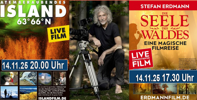 Bild zu Stefan Erdmann am Fr. den 14.11.2025 zwei mal Live bei uns im Cine 5 - 1