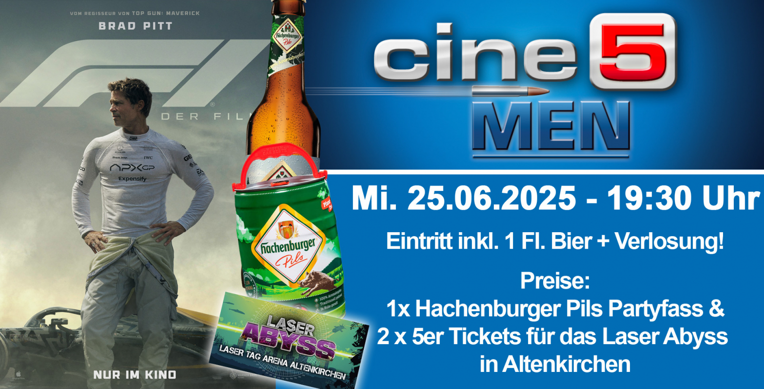 Bild zu Cine 5 Men F1 am 25.06.2025 um 19.30 Uhr - 1