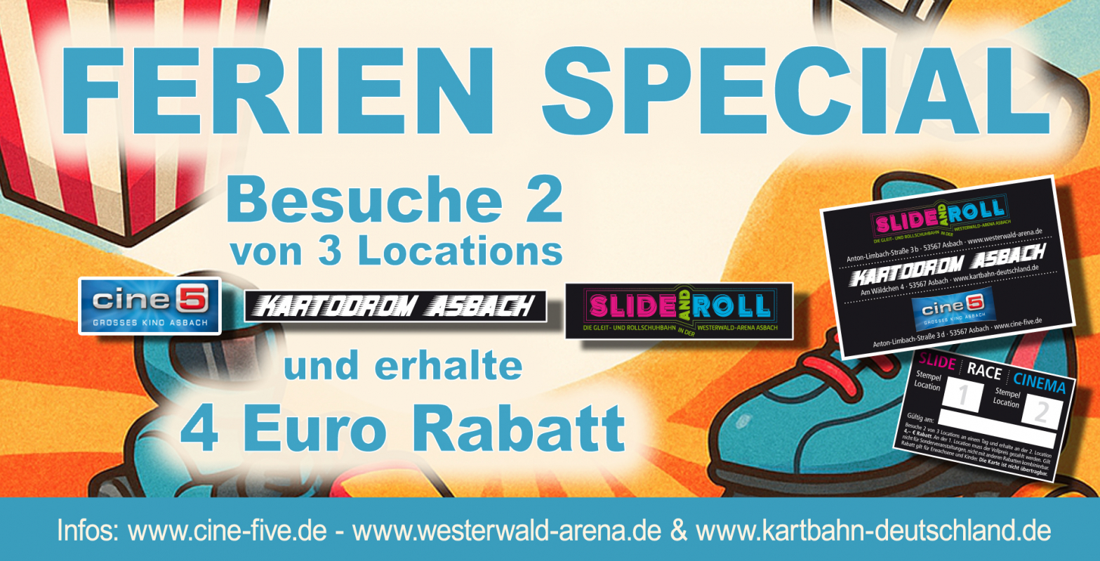Bild zu Ferien Special: Dreifach Spaß - Zweifach Action - Einfach sparen! - 1