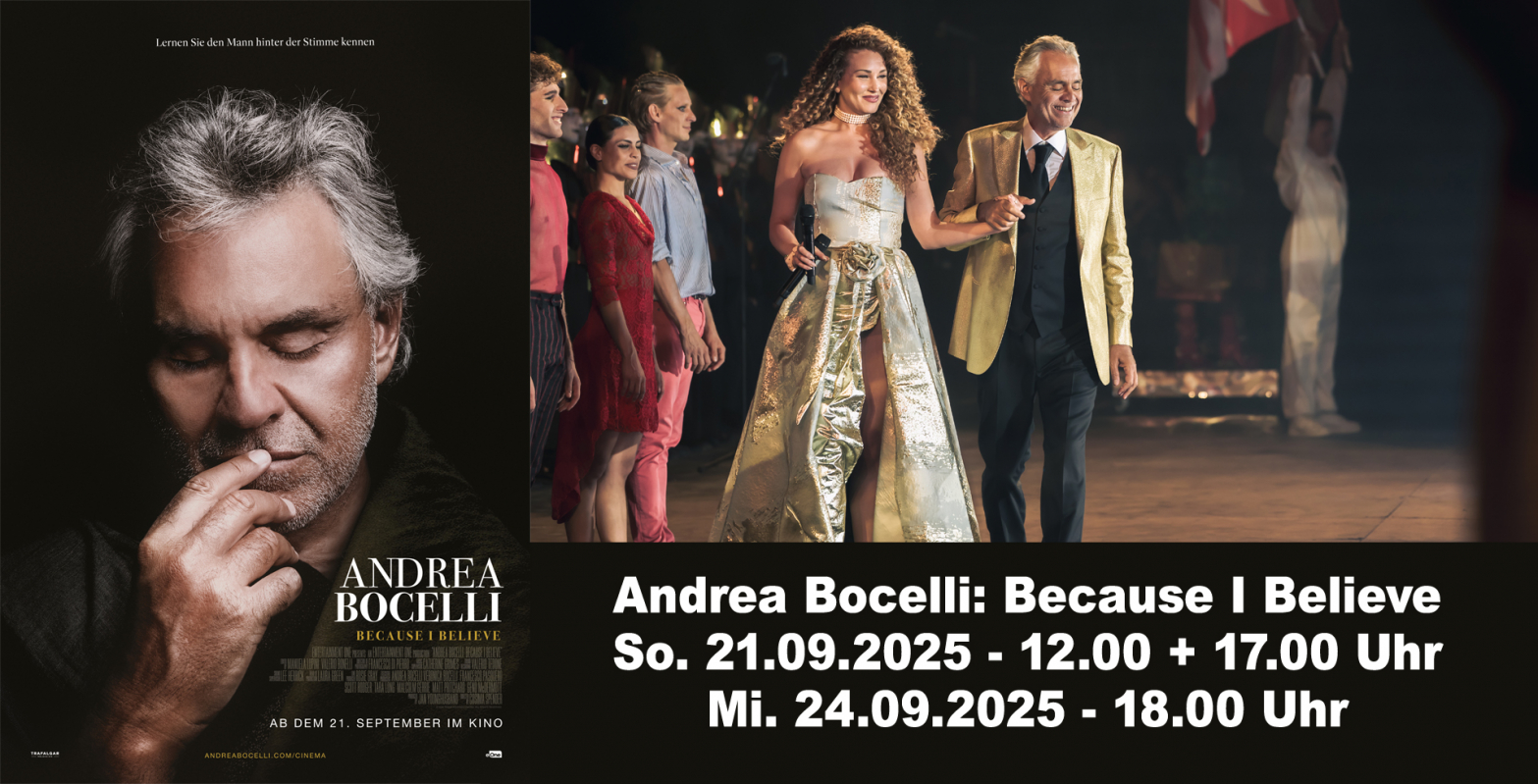Bild zu Andrea Bocelli: Because I Believe am 21.09. & 24.09.2025 - 1