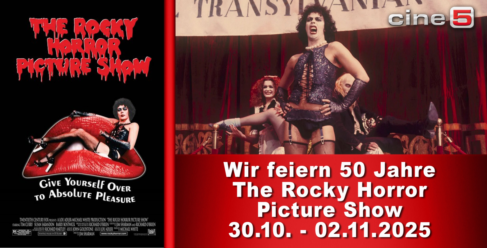 Bild zu Wir feiern im Cine 5 vom 30.10 - 02.11.2025 The Rocky Horror Picture Show - 1