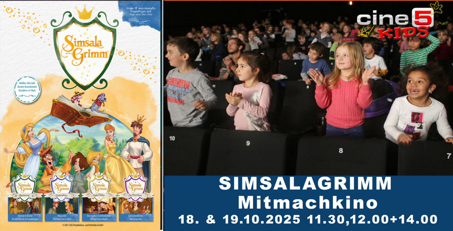 Bild zu SIMSALAGRIMM Mitmachkino - Sa. & So, 18.& 19.10.2025 - 1