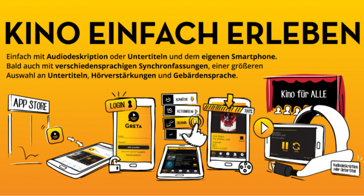 Bild zu Greta Multilingual und Audiodiskription für Sehbehinderte und Schwerhörige im Euromax - 1