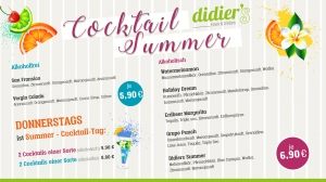 Unsere neuen Sommer-Cocktails - Donnerstag ist Cocktail-Tag