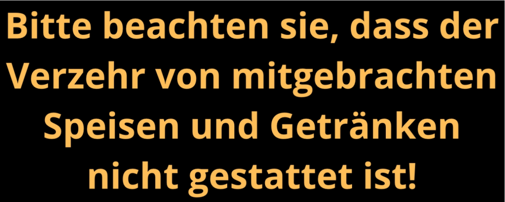 Bild zu Speisen und Getränke mitbringen? - 1