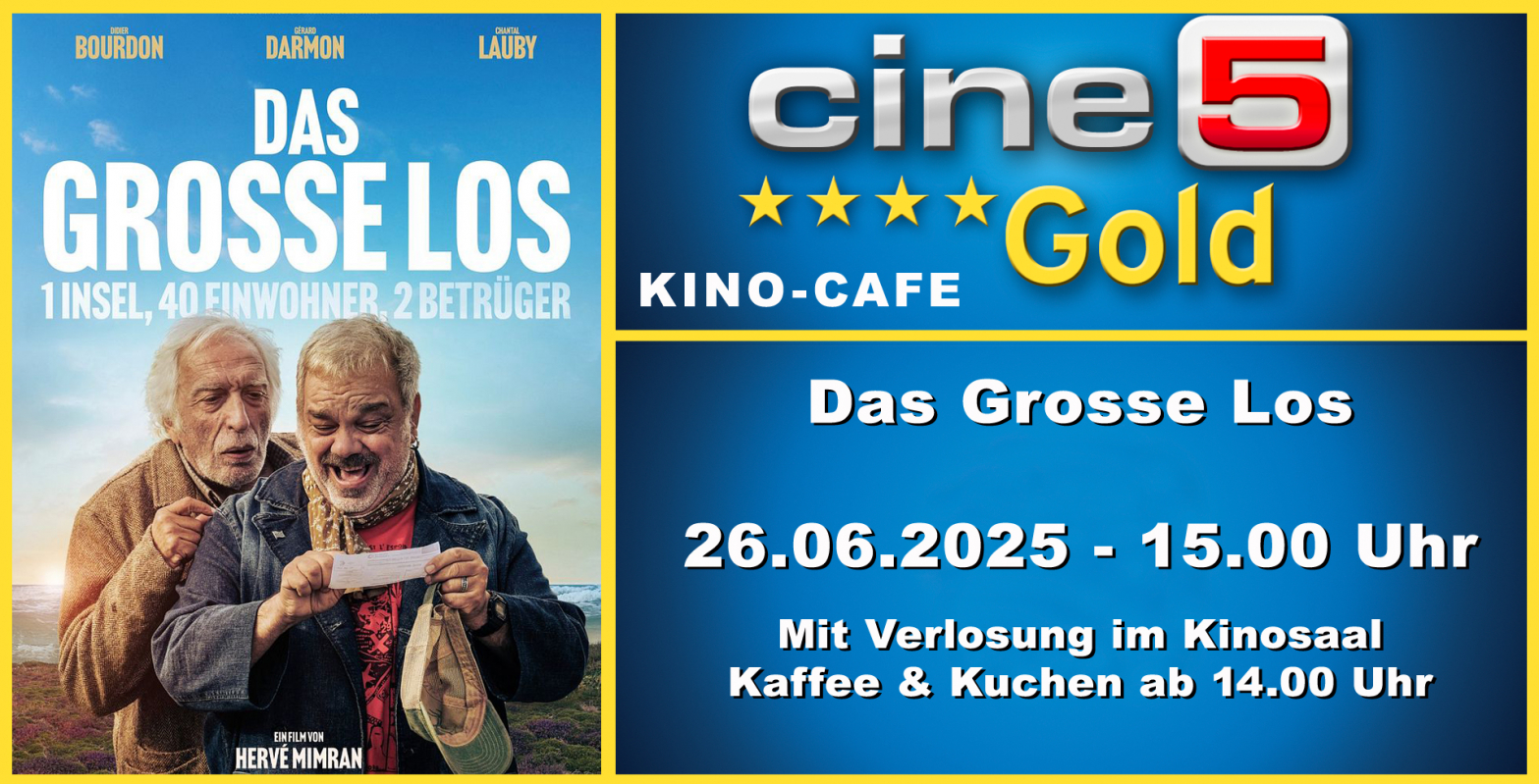 Bild zu Cine 5 Gold - Das Grosse Los am 26.06.2025 um 15.00 Uhr - 1