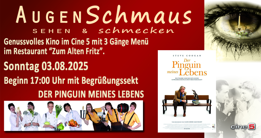 Bild zu Augenschmaus 03.08.2025 Der Pinguin meines Lebens - 1
