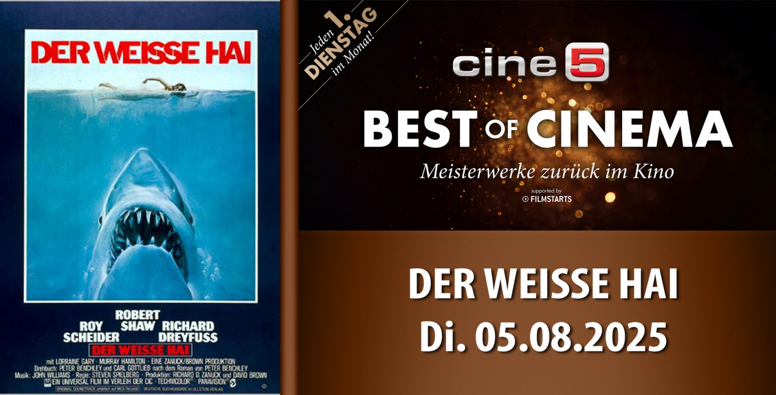 Bild zu Best Of Cinema am 05.08.2025 - Der weiße Hai - 1