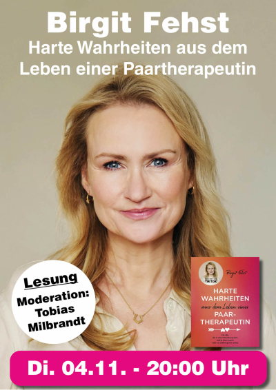 Bild zu Lesung: Birgit Fehst - Harte Wahrheiten aus dem Leben einer Paartherapeutin - 1