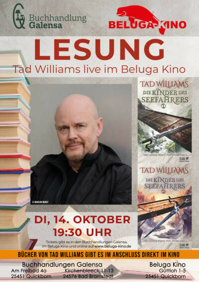 Bild zu Lesung: Tad Williams live im Beluga Kino - 1