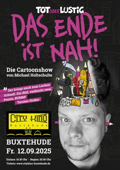 Bild zu Tot, aber Lustig: Das Ende ist nah - Die Cartoonshow mit Michael Holtschulte - 1