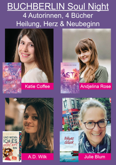 Bild zu BUCHBERLIN Soul Night - 4 Autorinnen, 4 Bücher - Heilung, Herz & Neubeginn - 1