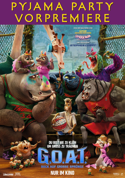 Bild zu Pyjama Party Vorpremiere: G.O.A.T. - Bock auf große Sprünge - 1