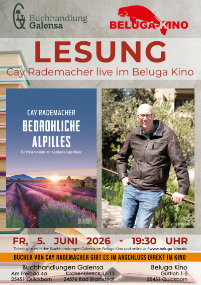 Bild zu Lesung: Cay Rademacher live im Beluga Kino - 1