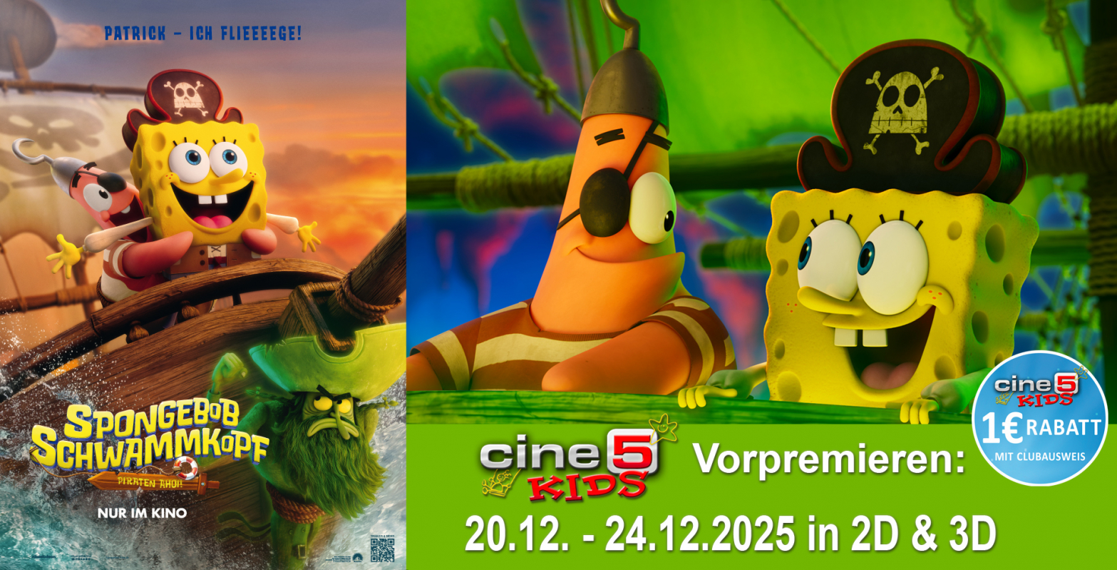 Bild zu Cine 5 Kids Preview: SpongeBob Schwammkopf: Piraten Ahoi! - 1