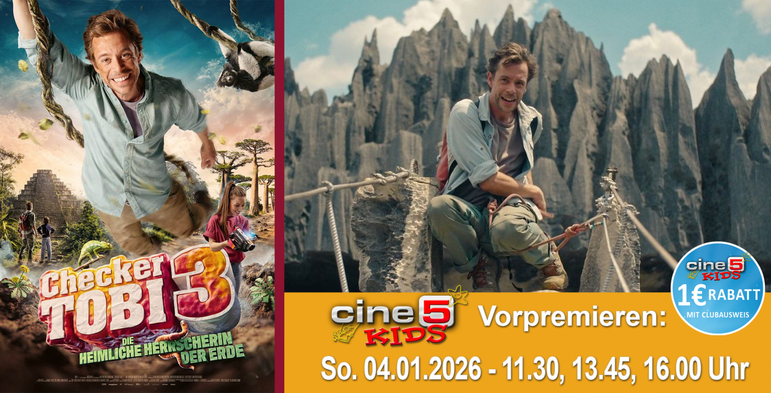 Bild zu Cine 5 Kids Preview: Checker Tobi 3 - Die heimliche Herrscherin der Erde - 1
