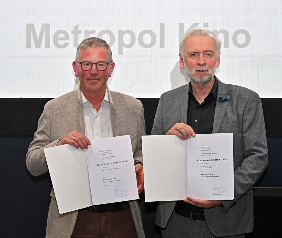 Bild zu Das Metropol- und Schauburg-Kino erhalten Kinoprogrammpreise - 1