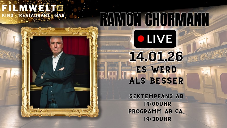 Bild zu Mittwoch, 14. Januar | Ramon Chormann Live mit seinem neuen Programm: Es werd als besser - 1