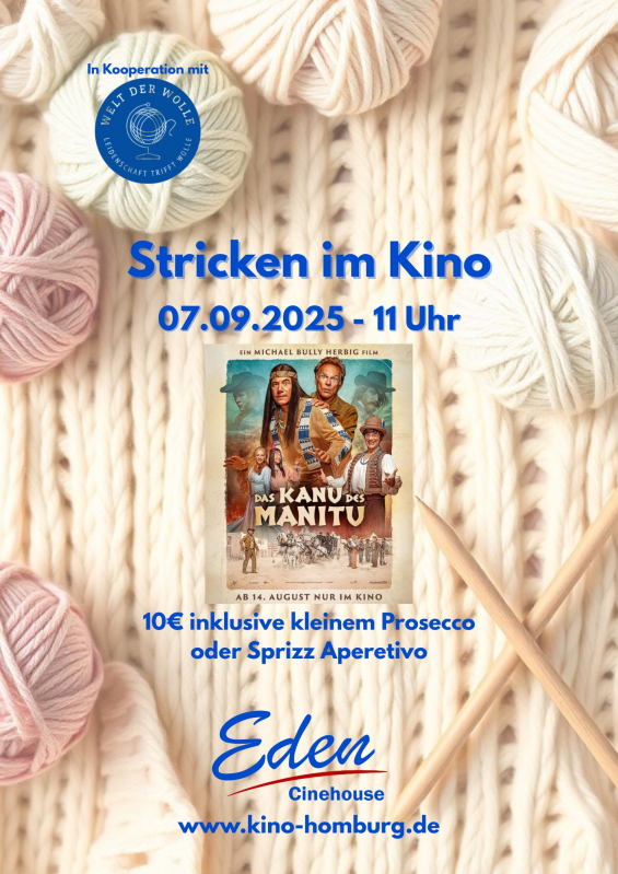 Bild zu Stricken im Kino - 1