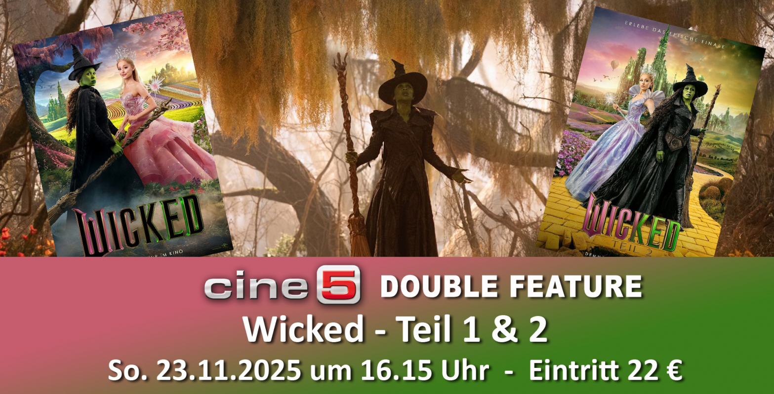 Bild zu Double Feature: Wicked Teil 1 & 2 am 23.11.2025 um 16.15 Uhr - 1