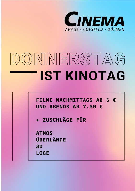 Bild zu DONNERSTAG IST KINOTAG - 1