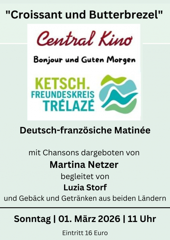 Bild zu LIVE: Deutsch-französiche Matinee | Sonntag 01.03. | 11 Uhr - 1