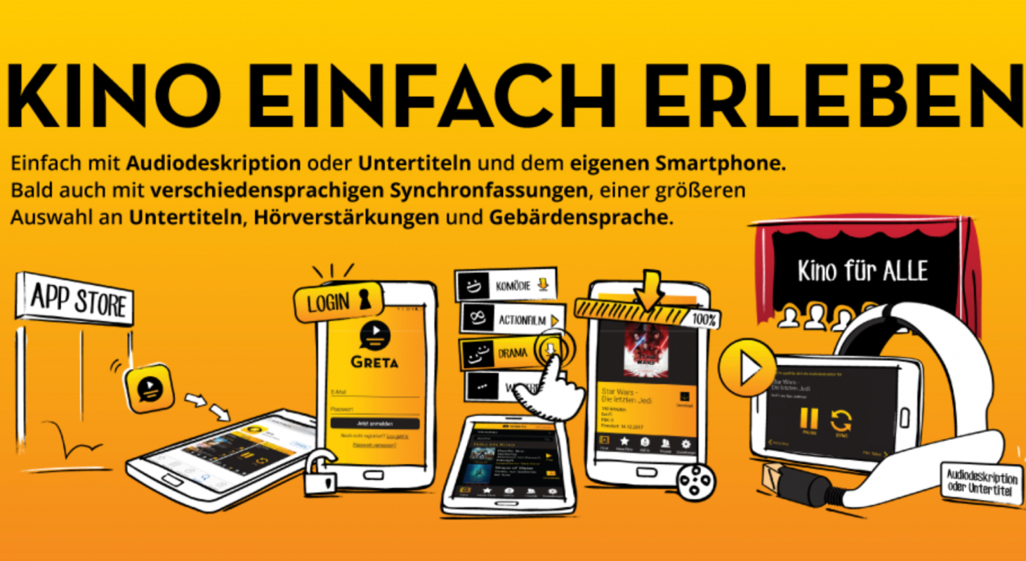 Bild zu Greta Multilingual und Audiodiskription für Sehbehinderte und Schwerhörige im Euromax - 1