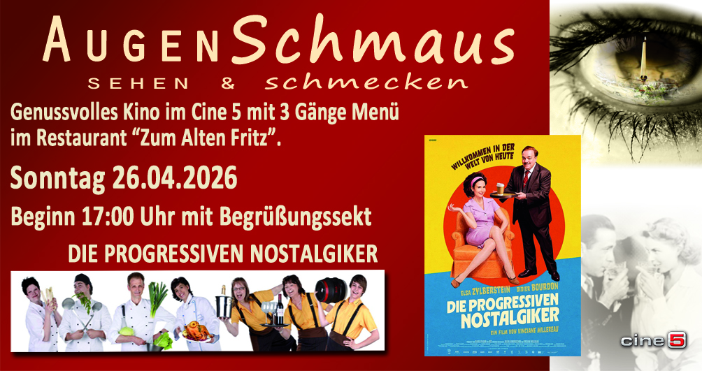 Bild zu Augenschmaus am 26.04.2026 um 17.00 Uhr: Die progressiven Nostalgiker - 1