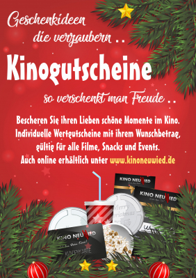 Bild zu KINOGUTSCHEINE - Geschenkideen, die verzaubern - 1