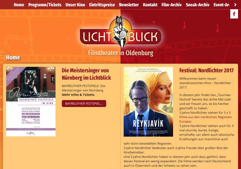 Wieder drei weitere Kinos mit website.plus online!